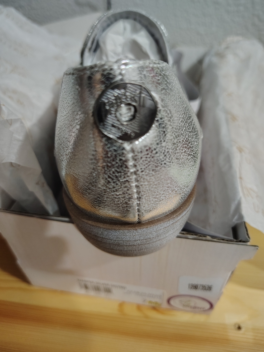 Blowfish Malibu Silver Metallic Studded Loafers, Ladies Dress Shoes Size 7M - Picture 14 of 16
